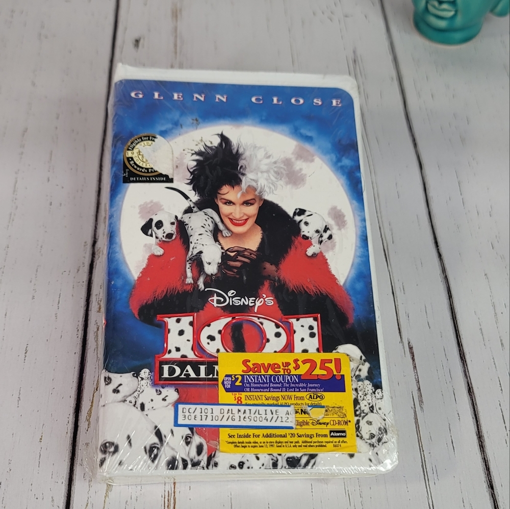 101 Dalmations Factory Sealed VHS